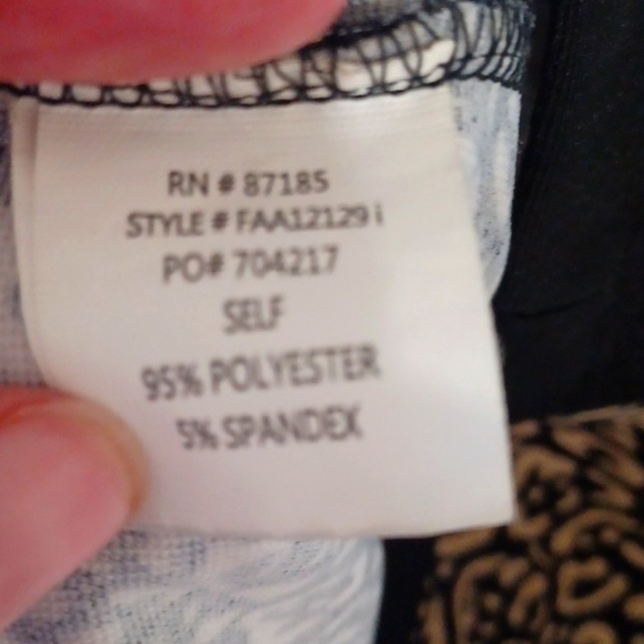 ruby rox tan & black small dress - Picture 5 of 9